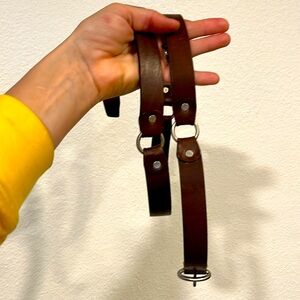 Brown Leather Belt - BOGO